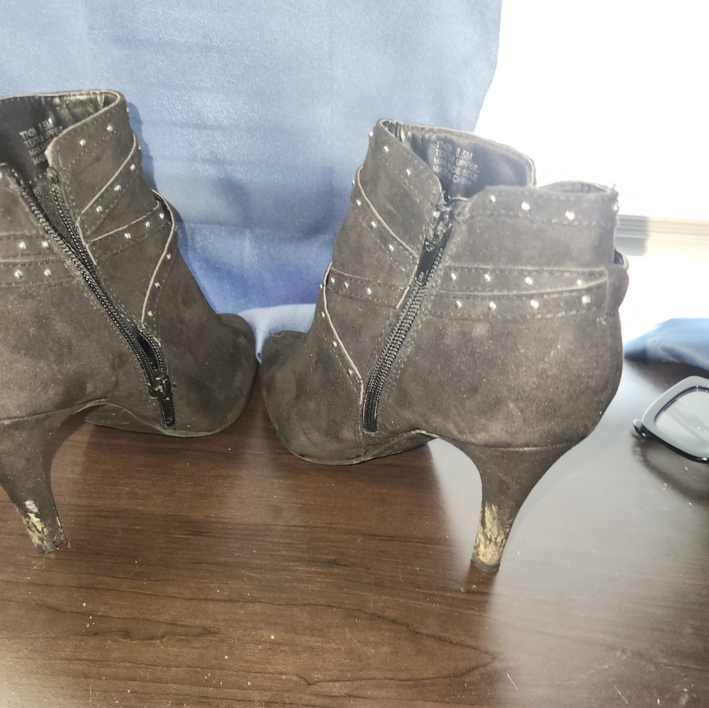 Studded booties